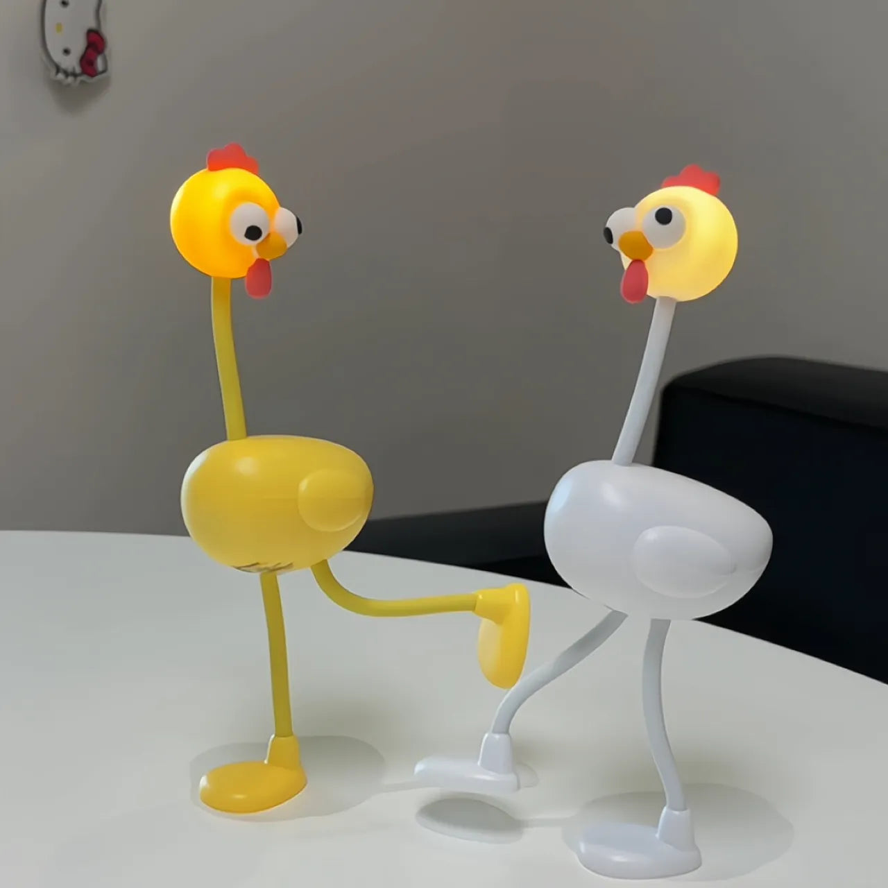 Mini Abstract Chicken Mood Lamp