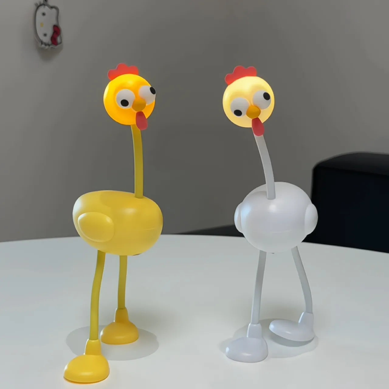 Mini Abstract Chicken Mood Lamp