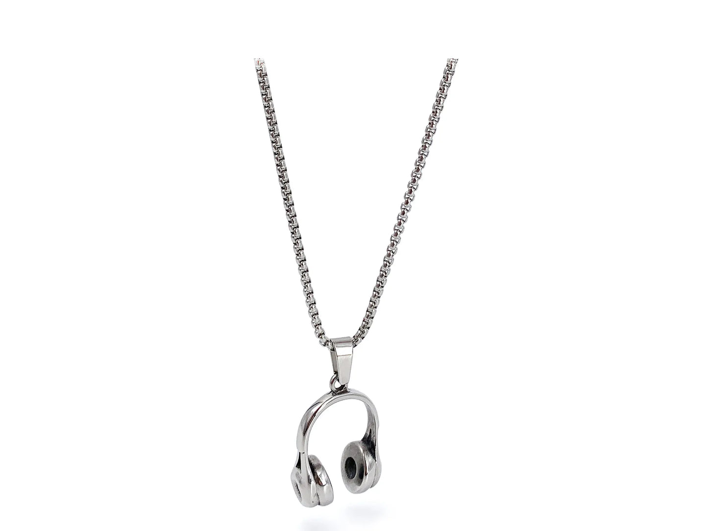 DANCECARE Headphone Necklace – Hip-Hop Music Pendant, Unisex Adjustable