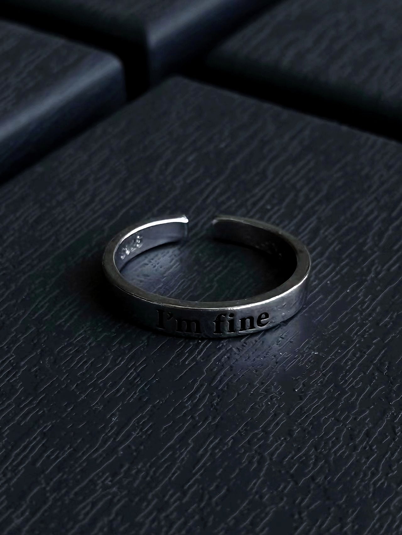 "Love Saves" Open Ring – Camus Philosophy Inspired