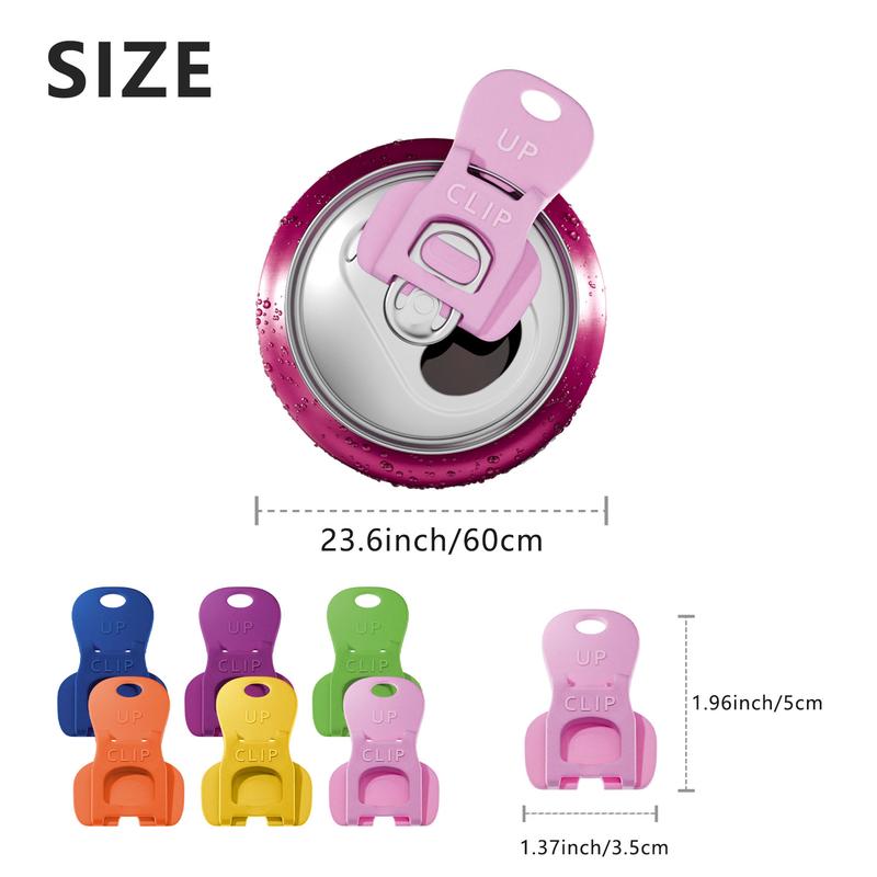 Complete Cover Easy Tab Opener New and Improved 6PK Beverage Barricade 2.0 by Colorful Drink Can Protector Cap for Soda, Beer, Coke Shields From Bugs, Bees, Dust at the Party, BBQ, Beach