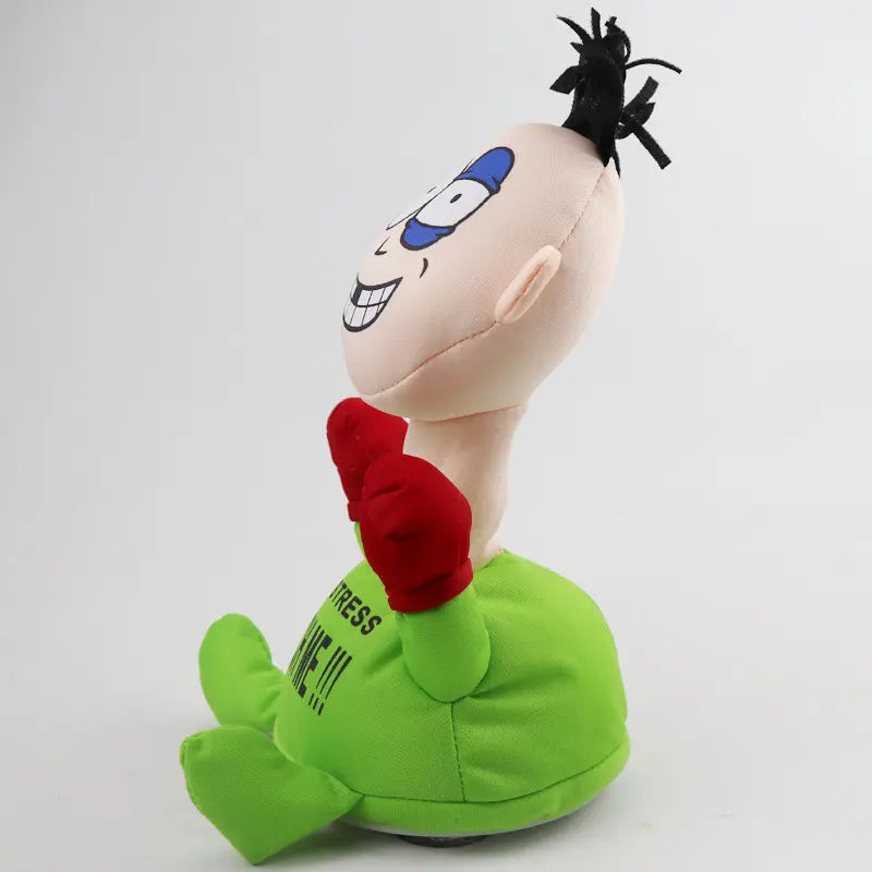 2025 New Punch Me Little Man Electric Plush Toy Creative Stress Relief Screaming Doll