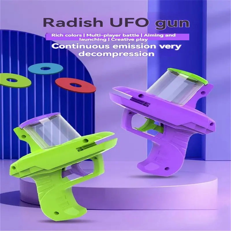 Foam Flying Saucer Launcher Toy Set 🚀