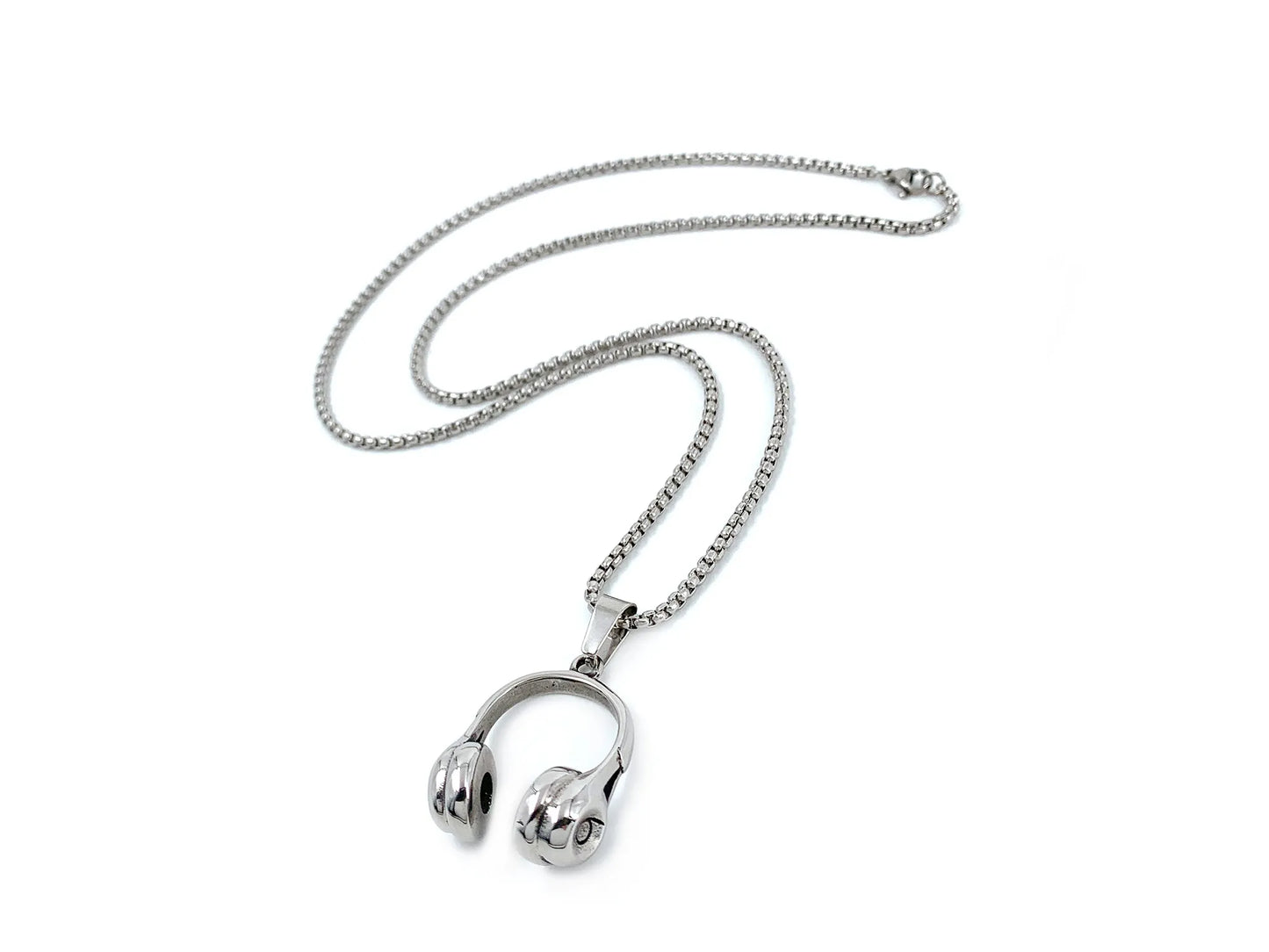 DANCECARE Headphone Necklace – Hip-Hop Music Pendant, Unisex Adjustable