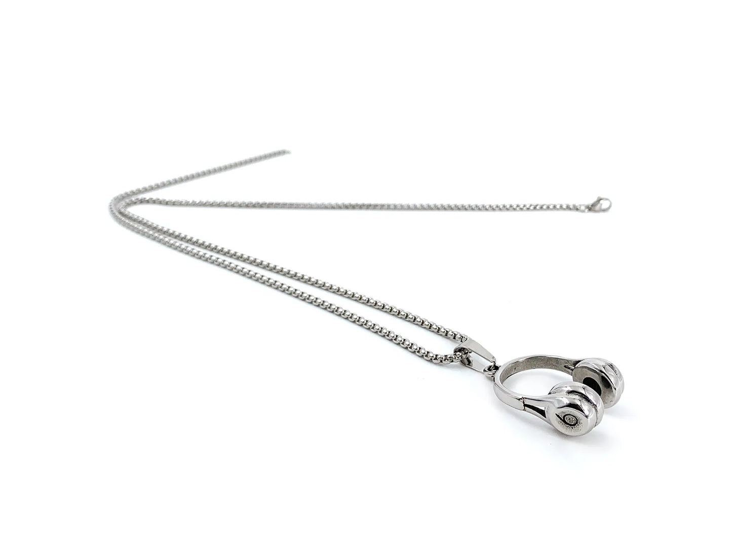 DANCECARE Headphone Necklace – Hip-Hop Music Pendant, Unisex Adjustable
