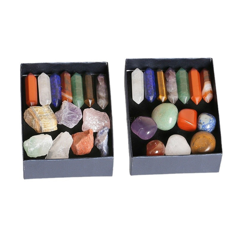 Colorful Natural Crystal Hexagonal Column