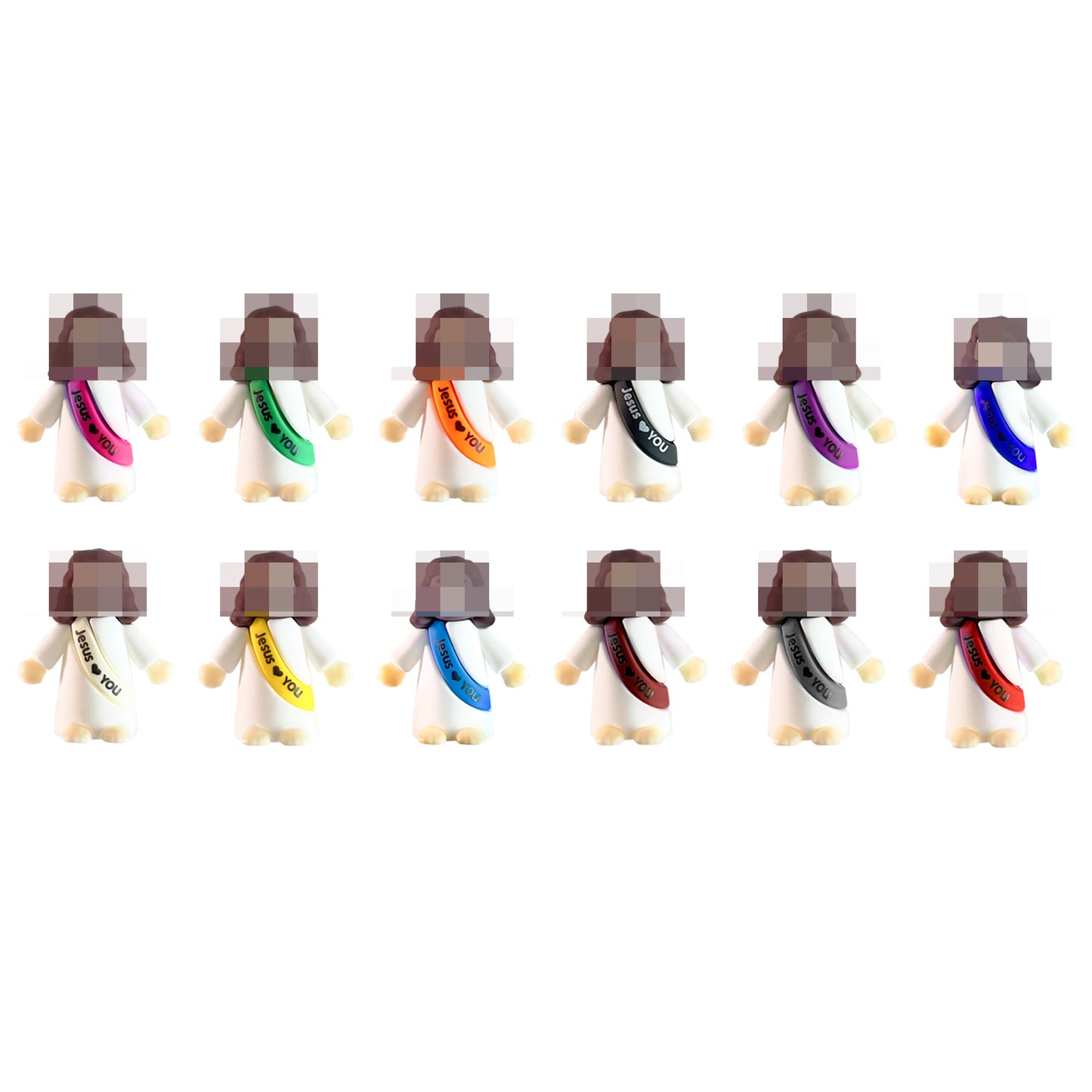 Mini Jesus Figures 50Pcs