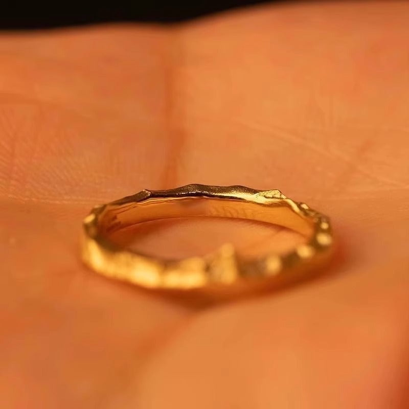 Natural Landscape Snow Mountain Ring โ Scenic Nature-Inspired Jewelry
