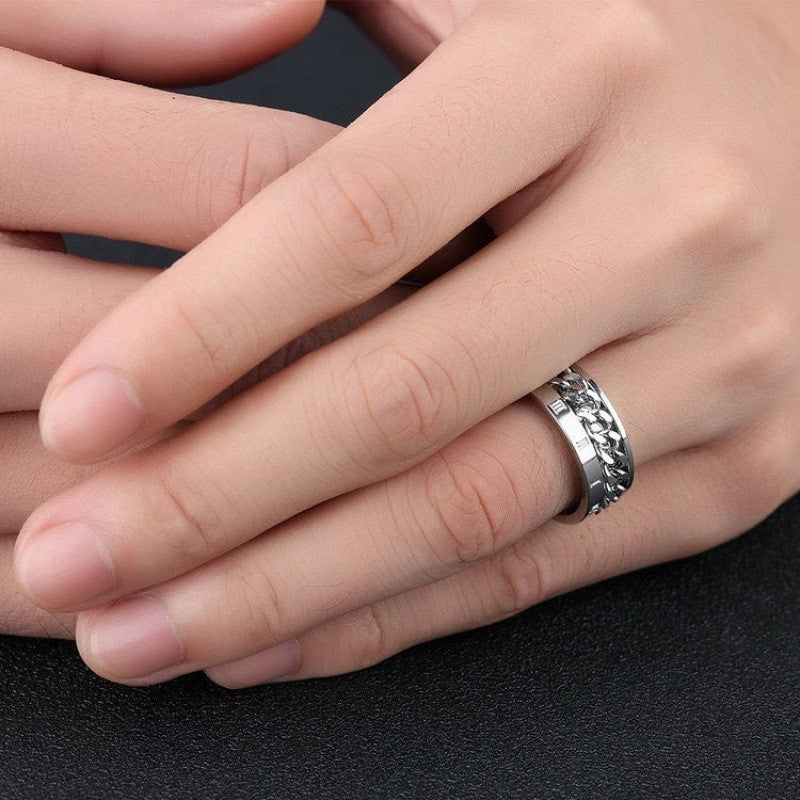 Men’s Spinner Bottle Opener Ring
