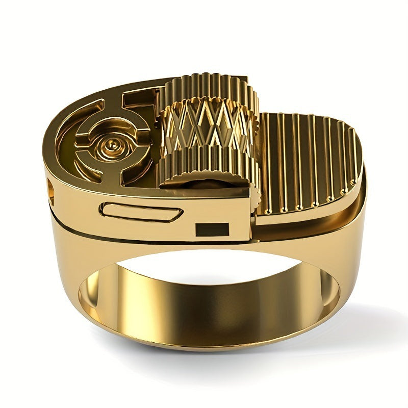 Lighter-Shaped Ring โ Creative Retro Style