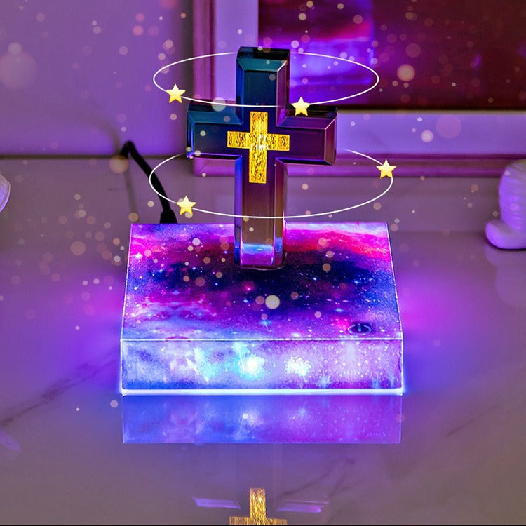 Magnetic Levitation Cross Table Lamp