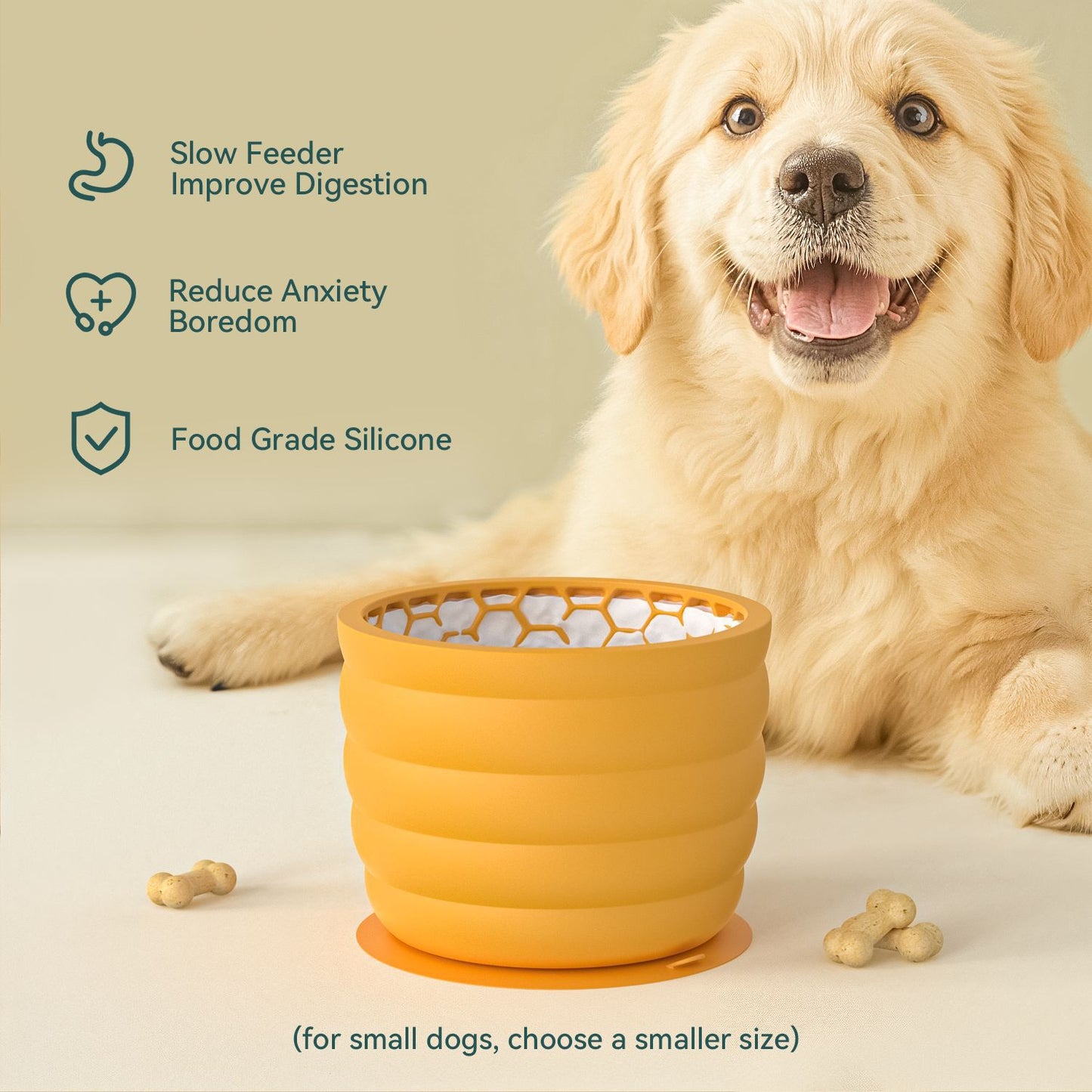 Dog Slow Feeder Bowl – Healthy Eating & Anti-Choke Design