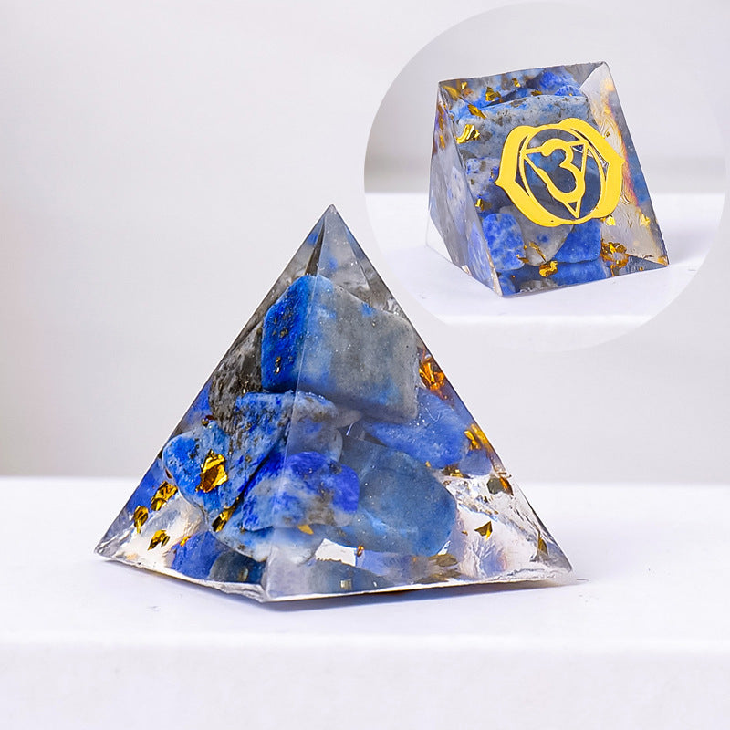 Natural Crystal Energy Generator Pyramid
