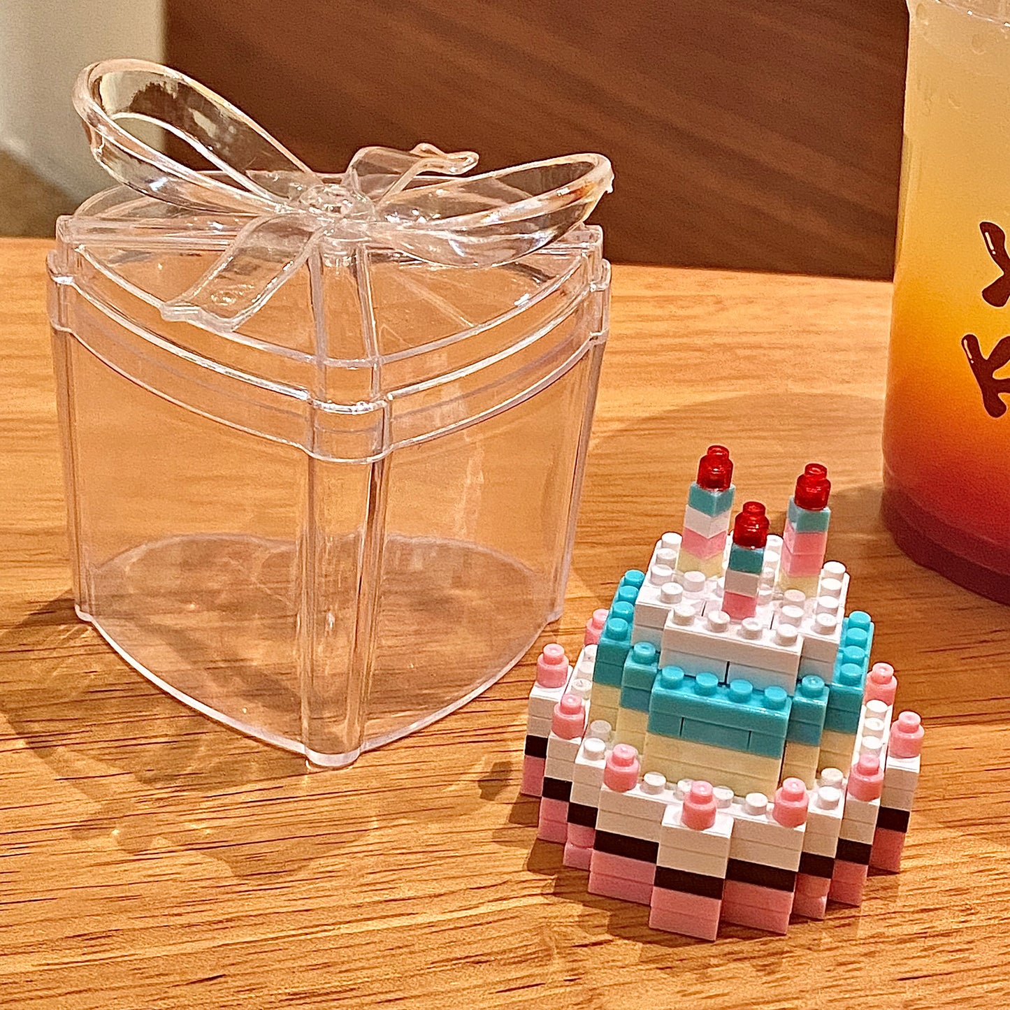 Birthday Cake Building Block Puzzle โ DIY Gift for Girls & Friends