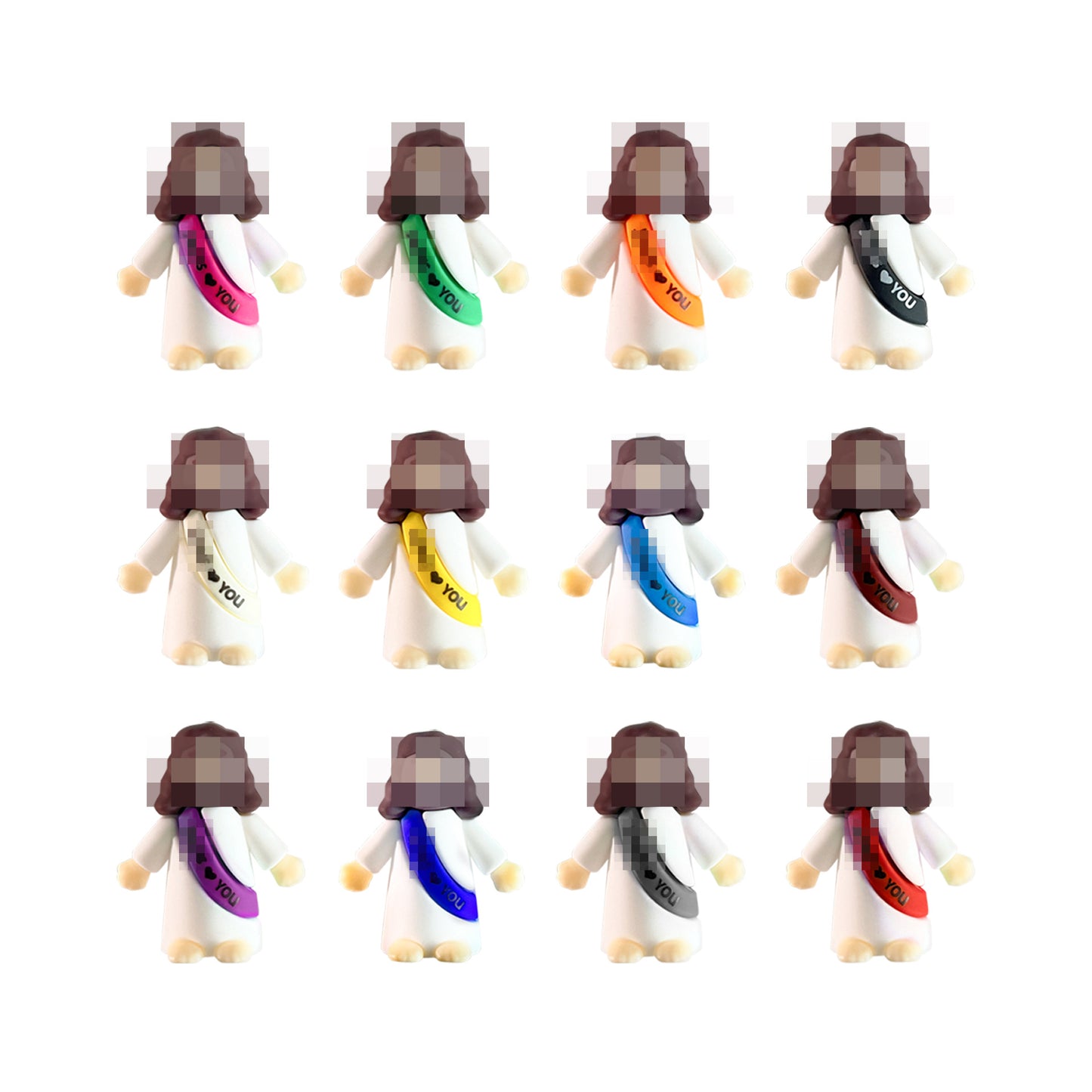 Mini Jesus Figures 50Pcs