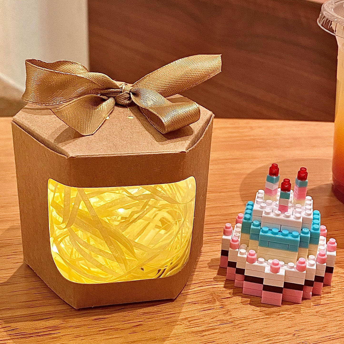 Birthday Cake Building Block Puzzle โ DIY Gift for Girls & Friends
