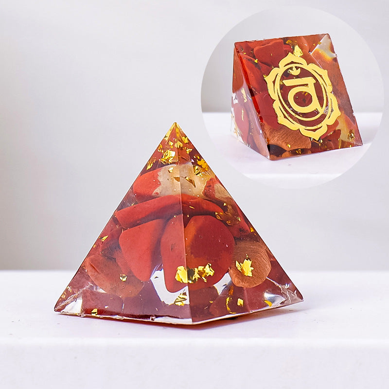 Natural Crystal Energy Generator Pyramid