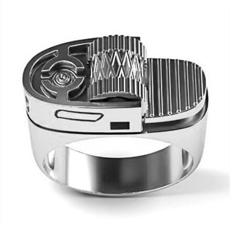 Lighter-Shaped Ring โ Creative Retro Style