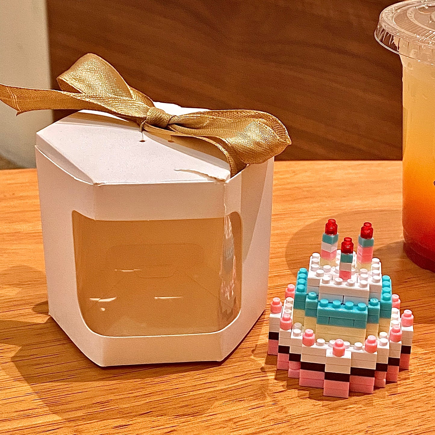 Birthday Cake Building Block Puzzle โ DIY Gift for Girls & Friends