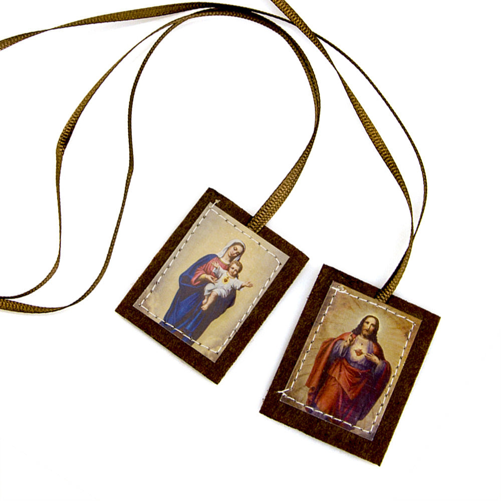 Saint Jude And Virgin Mary Of Guadalupe Ornaments,Amulet