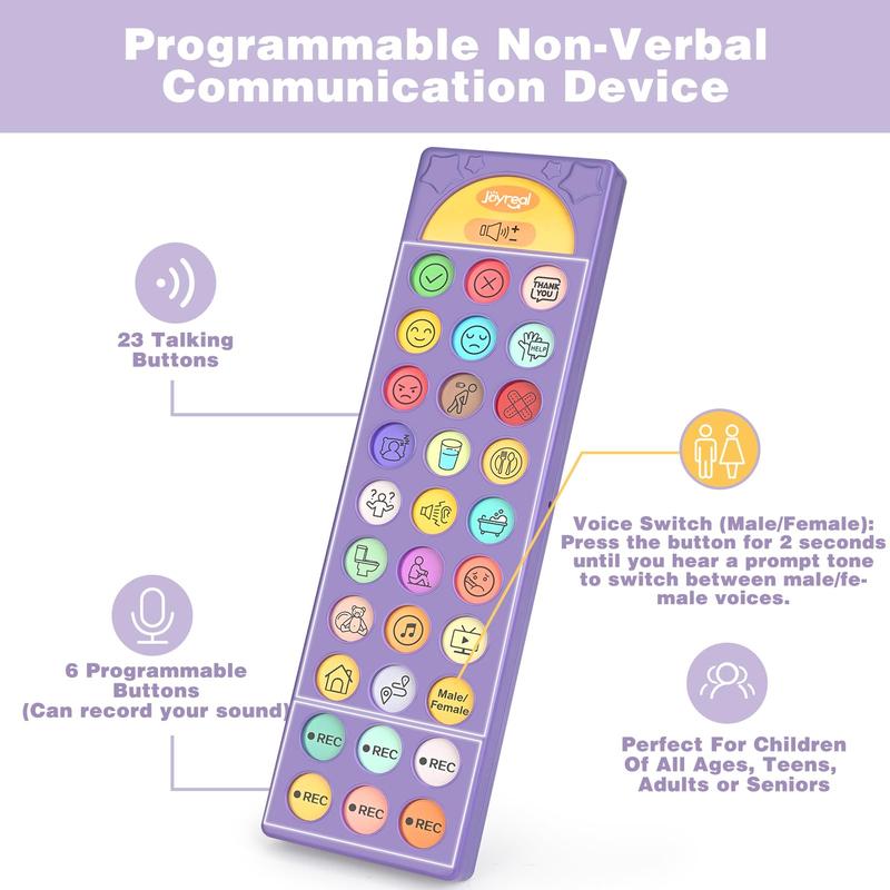 Autism Talking Aid โ Joyreal AAC Device With Adjustable Volume