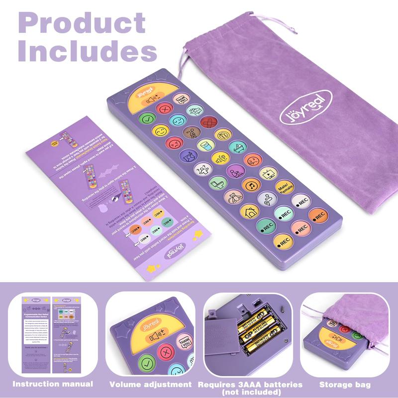 Autism Talking Aid โ Joyreal AAC Device With Adjustable Volume