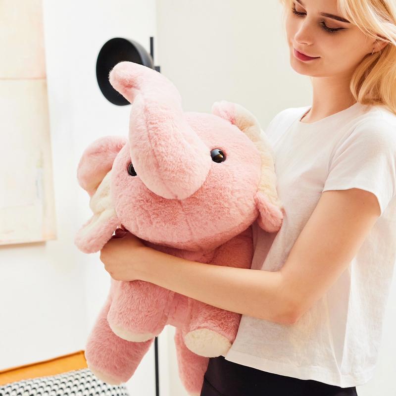uoozii 16-24" | 3-5 Pounds Cat Dog Dinosaur Sloth Elephant Axolotl Bear Weighted Stuffed Animals with Unscented Microwavable Heating Pad, Cute Coolable Heatable Weighted Puppy Kitty Dino Plush Warm Gift for Stress & Period Pain Relief