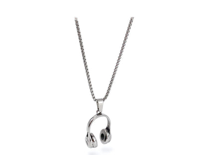 DANCECARE Headphone Necklace – Hip-Hop Music Pendant, Unisex Adjustable