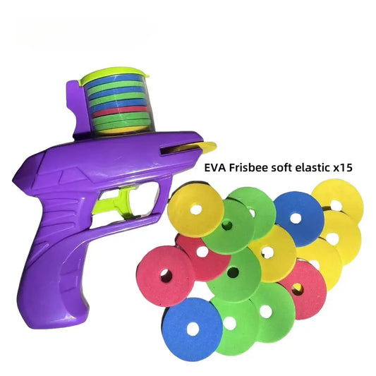 Foam Flying Saucer Launcher Toy Set 🚀