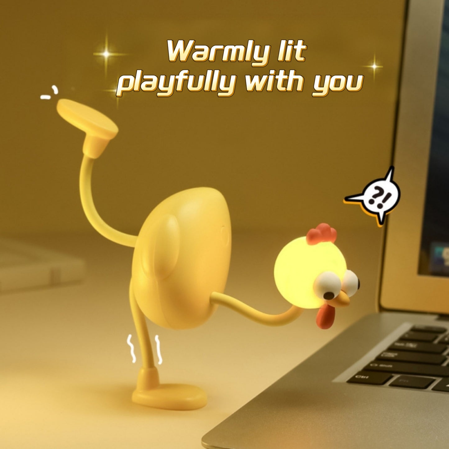 Mini Abstract Chicken Mood Lamp