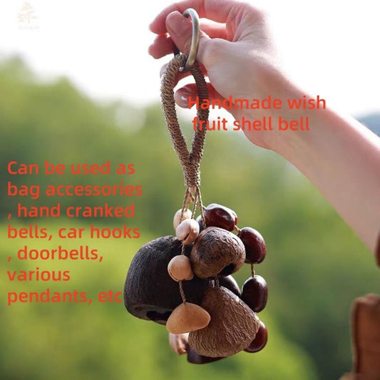 Wishing Shell Charm – Natural Sound Healing Keychain Pendant
