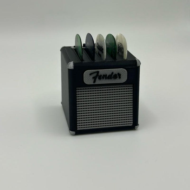 Mini Guitar Amp Pick Holder – 3D Printed, Fits 11 Picks, Perfect Gift for Guitarists!