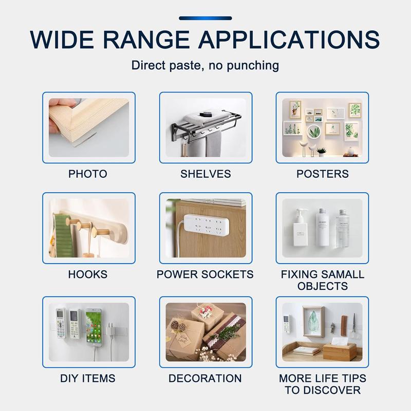 Heavy Duty(9.85FT), Nano Double Sided Adhesive Tape, Clear Mounting Tape Picture Hanging Adhesive Strips. Double Sided Tape Heavy Duty(9.85FT), Nano Double Sided Adhesive Tape, Clear Mounting Tape Picture Hanging Adhesive Strips.
