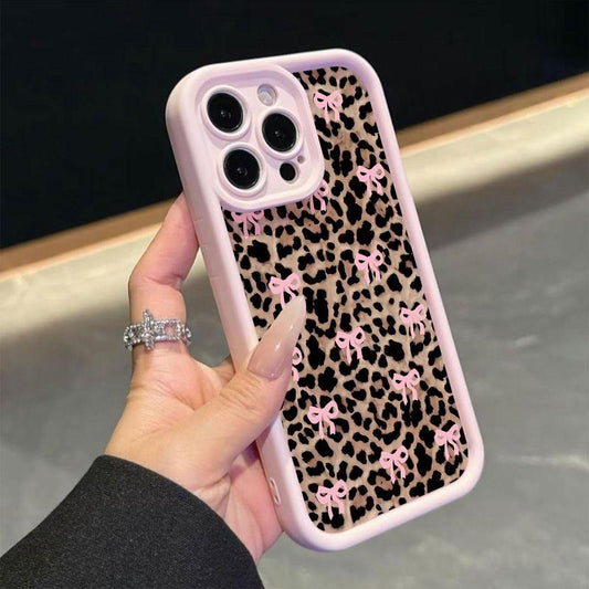 Fashion Bow Pattern Phone Case, Cute Phone Protective Cover, Phone Accessory Compatible with Smartphone iPhone 11 12 13 14 15 16 Pro Max