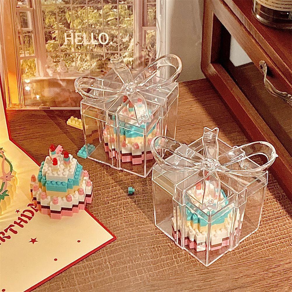 Birthday Cake Building Block Puzzle – DIY Gift for Girls & Friends