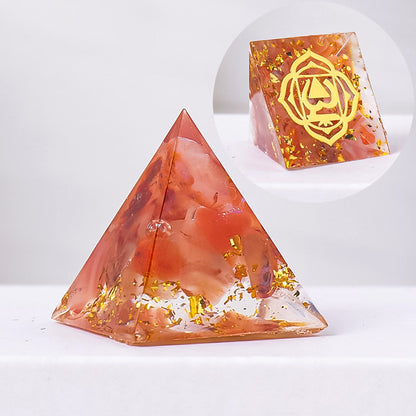 Natural Crystal Energy Generator Pyramid