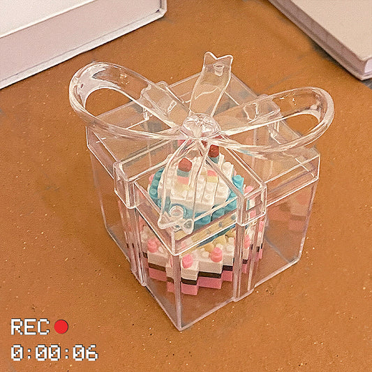 Birthday Cake Building Block Puzzle – DIY Gift for Girls & Friends
