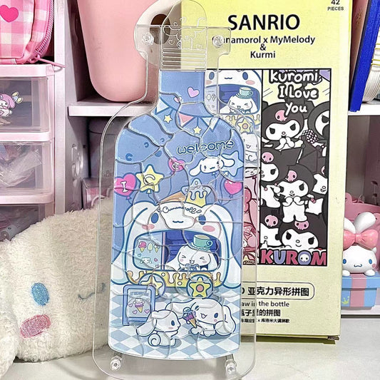 Loopy Sanrio Acrylic 3D Puzzle – Stress Relief Cute Toy