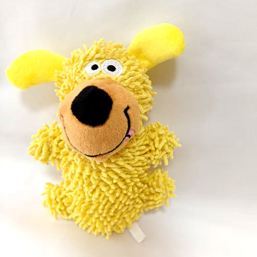 Dog Toy With Squeaker – Mop Style