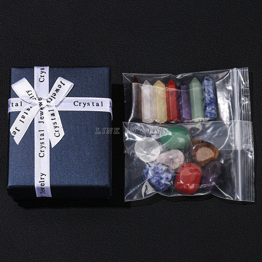 Colorful Natural Crystal Hexagonal Column