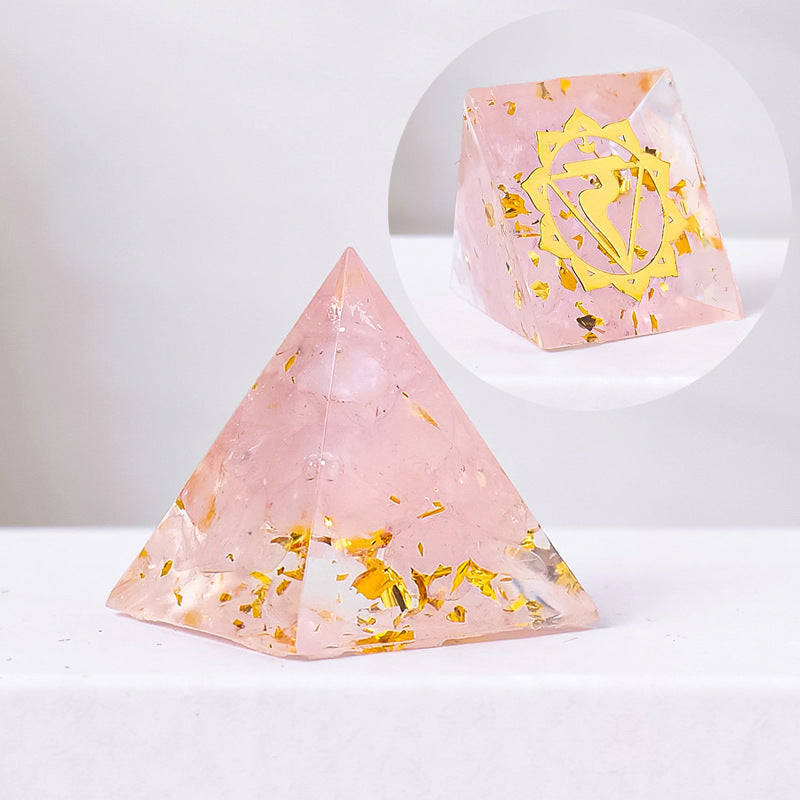 Natural Crystal Energy Generator Pyramid