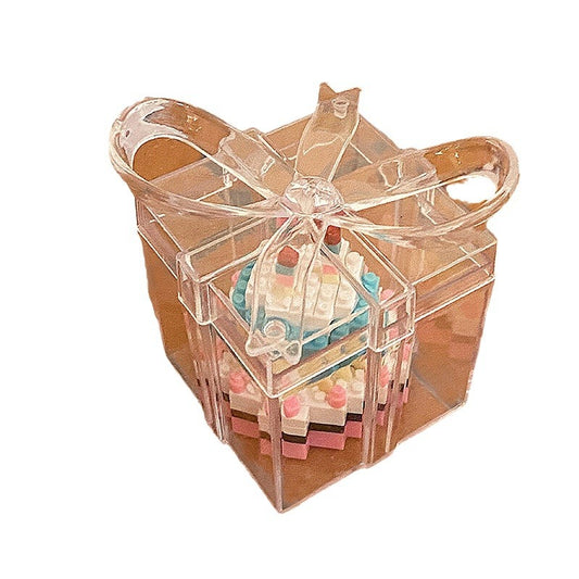 Birthday Cake Building Block Puzzle – DIY Gift for Girls & Friends