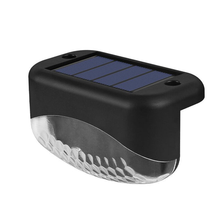Solar Deck Lights Outdoor Waterproof – 1 LED Fence Step Lights for Railings, Stairs, Garden, Patio, Yard, Villa Landscape Lighting (Warm White)