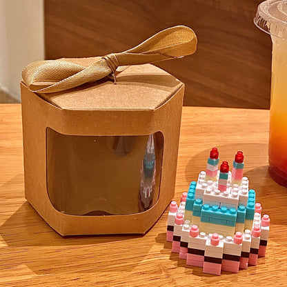 Birthday Cake Building Block Puzzle – DIY Gift for Girls & Friends
