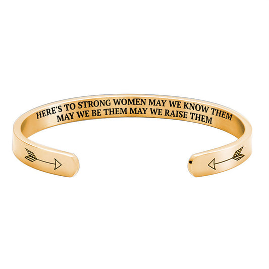 Retro Cross Open Stainless Steel Bracelet – Unisex Engraved Cuff