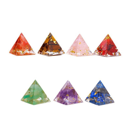 Natural Crystal Energy Generator Pyramid
