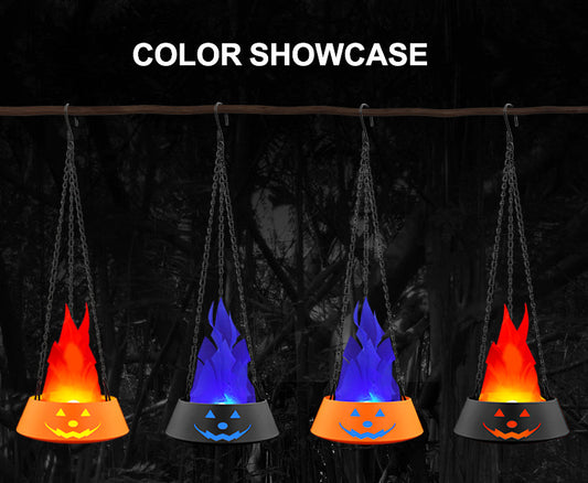Halloween lmitation Flame Lights LED Glowing Pumpkin Lights
