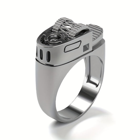 Lighter-Shaped Ring – Creative Retro Style