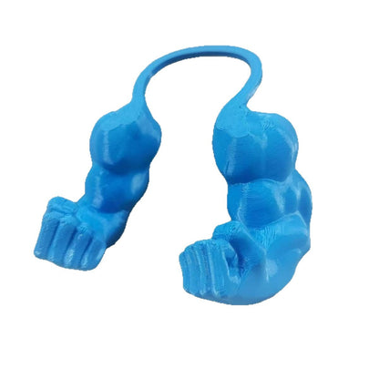 Hilarious Entrance! 3D-Printed 'Hulk Arm' Pet Neck Prop – Instantly Transform Your Pet into a Muscle Beast With a Raised Fist!