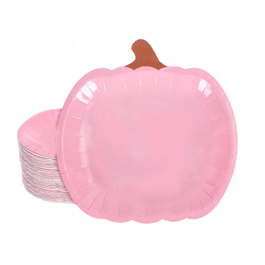 Halloween Pumpkin 9-Inch Paper Plates – Party & Cake Tableware
